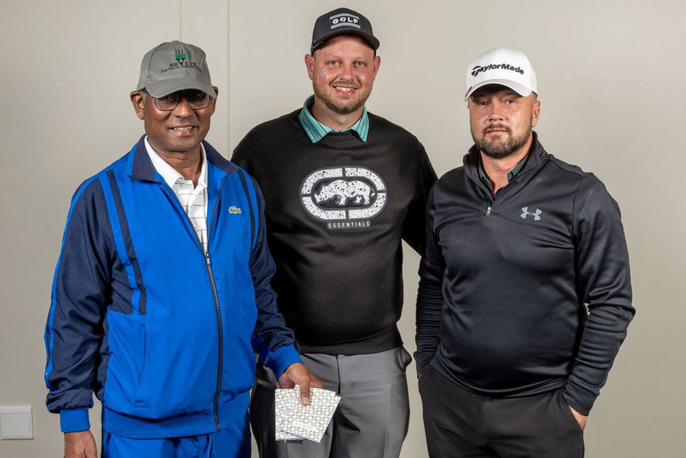 3rd place at the AMEU Affiliates Golf Day was the Revive Transformers fourball consisting of Paddy Padayachee; Danny Pillay; Eric De Bruin and Charl Horn